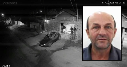 Homens com fardas da PM invadem casa, derrubam portão com carro e executam morador em MT